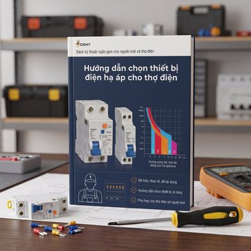 Sách giấy Hướng dẫn chọn thiết bị điện hạ áp cho thợ điện